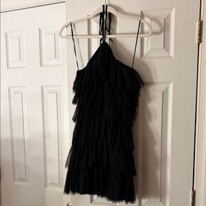 NWOT Altar'd State Black Tulle Dress